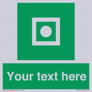 Custom sign safe condition Shipboard general alarm